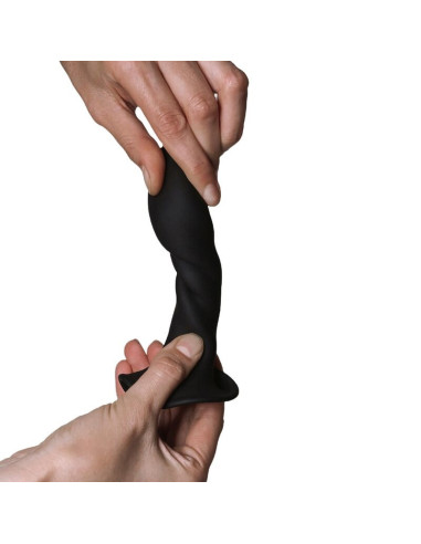 ADRIEN LASTIC - HITSENS 5 SILICONE DILDO BLACK