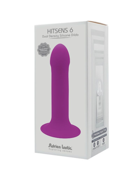 ADRIEN LASTIC - HITSENS 6 SILICONE DILDO VIOLET