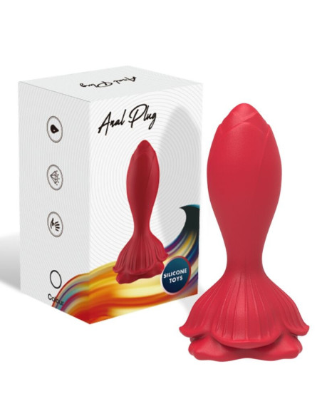 ARMONY - PINK VIBRATOR and ANAL PLUG SMALL REMOTE CONTROL RED