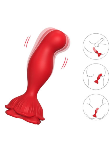 ARMONY - PINK VIBRATOR and ANAL PLUG REMOTE CONTROL RED