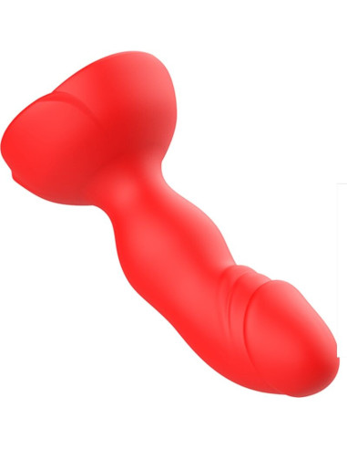 ARMONY - EXTREME A BLOOM ROSE VIBRATOR and ANAL PLUG REMOTE CONTROL RED