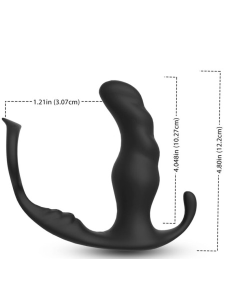 ARMONY - KNIGHT VIBRATOR ANAL PROSTATE and RING REMOTE CONTROL BLACK