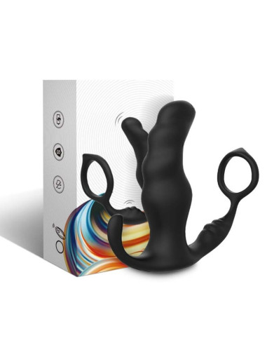ARMONY - KNIGHT VIBRATOR ANAL PROSTATE and RING REMOTE CONTROL BLACK