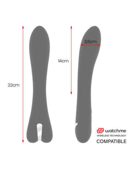 BRILLY GLAM - RYAN VIBRATOR WATCHME WIRELESS TECHNOLOGY COMPATIBLE