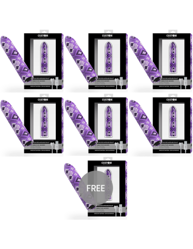 CUSTOM BULLETS - RECHARGEABLE SNAKE PURPLE MAGNETIC 10 INTENSITIES 6 1 FREE