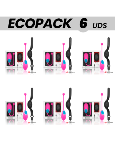 ECOPACK 6 UNITS - WEARWATCH EGG REMOTE CONTROL TECHNOLOGY WATCHME FUCHSIA - JET