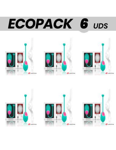 ECOPACK 6 UNITS - WEARWATCH EGG REMOTE CONTROL TECHNOLOGY WATCHME SEAWATER - SNOW