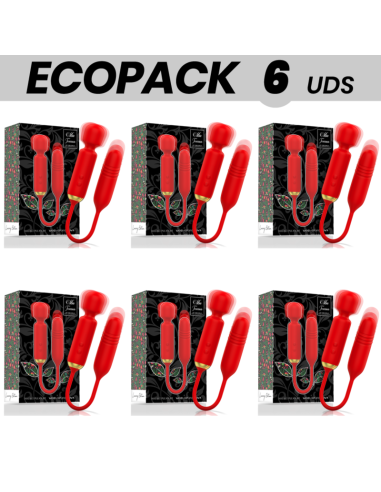 ECOPACK 6 UNITS - MIA TOSCANA DOUBLE PLEASURE WAND UP AND DOWN