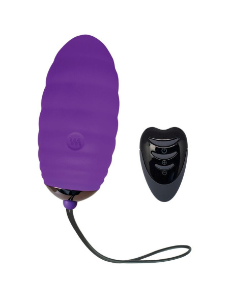ADRIEN LASTIC - OCEAN BREEZE 2.0 RECHARGEABLE VIBRATING EGG REMOTE CONTROL VIOLET