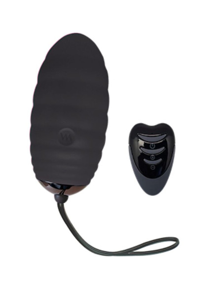 ADRIEN LASTIC - OCEAN BREEZE 2.0 RECHARGEABLE VIBRATING EGG REMOTE CONTROL BLACK