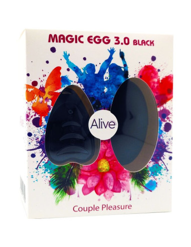 ALIVE - MAGIC EGG 3.0 VIBRATING EGG REMOTE CONTROL BLACK