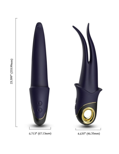 ARMONY - SHADOW VIBRATOR DOUBLE-HEAD TEASING BLUE