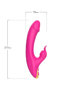 ARMONY - LOVE CLITORIS and G-SPOT SUCTION CUP FUCHSIA 2