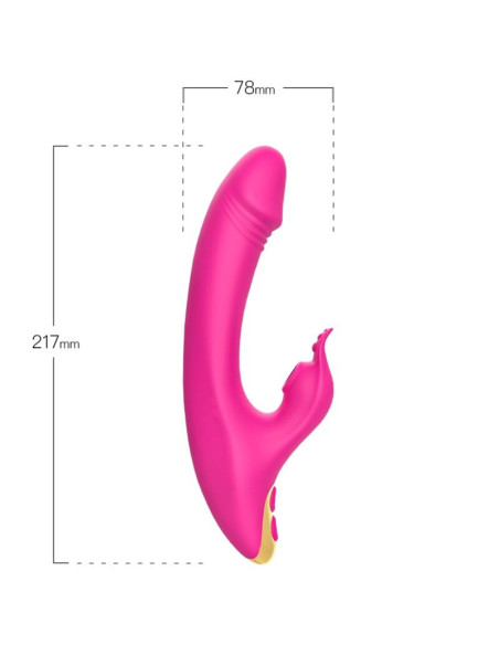ARMONY - LOVE CLITORIS and G-SPOT SUCTION CUP FUCHSIA