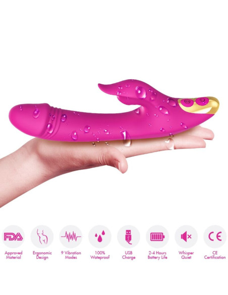 ARMONY - LOVE CLITORIS and G-SPOT SUCTION CUP FUCHSIA