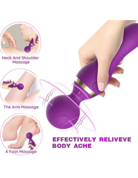 ARMONY - FREEZA MASSAGER and VIBRATOR SUPER FLEXIBLE HEAD BLACK