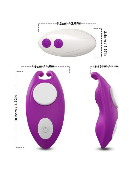 ARMONY - HONEYBEE WEARABLE PANTIES VIBRATOR G-SPOT REMOTE CONTROL PURPLE