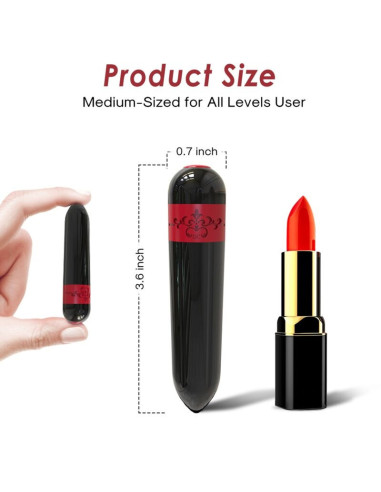 ARMONY - ROCKET VIBRATOR BULLET REMOTE CONTROL BLACK