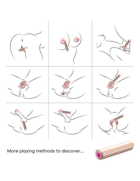 ARMONY - WARHEAD VIBRATOR BULLET GOLDEN 2 CM x 8.8 CM