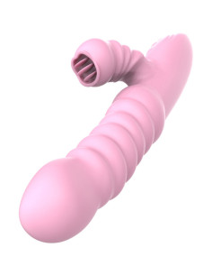 ARMONY - VIBRATOR MULTIFUNCTION WITH STIMULATING TONGUE HEAT EFFECT PINK