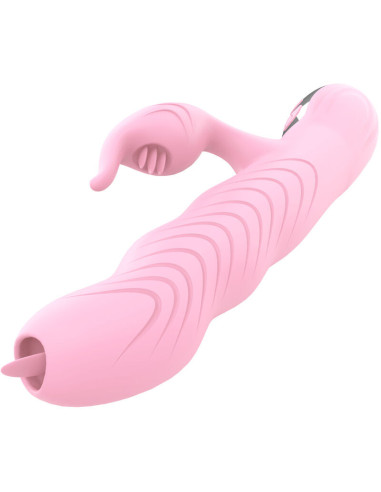 ARMONY - MARCIA VIBRATOR and THRUSTING DOUBLE TONGUE HEAT EFFECT PINK