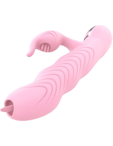 ARMONY - MARCIA VIBRATOR and THRUSTING DOUBLE TONGUE HEAT EFFECT PINK