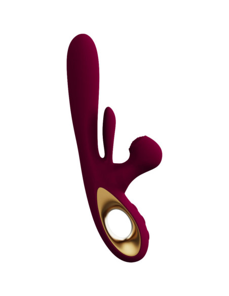 ARMONY - SMŪGINIS SŪPYNIŲ VIBRATORIUS IR DVIGUBAS STIMULIACIJOS MODELIS 1 BURGUNDY