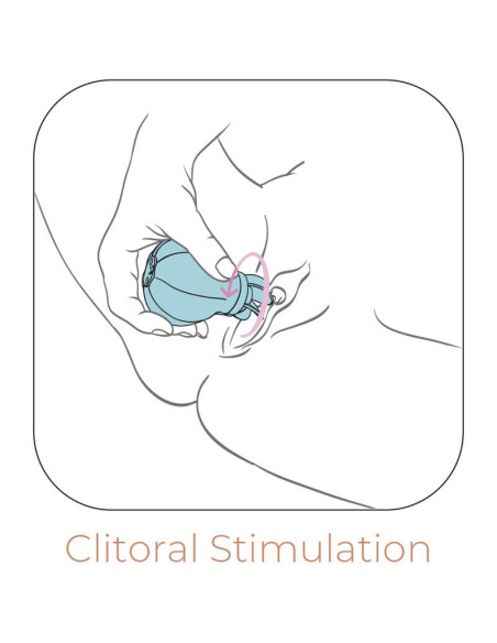 ADRIEN LASTIC - CARESS CLITORIS STIMULATOR BLUE