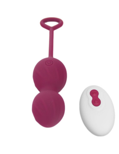 ARMONY - BLOSSOMS VAGINAL DUMBBELL VIBRATION REMOTE CONTROL 10 VIBRATIONS DARK RED