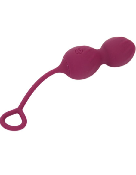 ARMONY - BLOSSOMS VAGINAL DUMBBELL VIBRATION REMOTE CONTROL 10 VIBRATIONS DARK RED