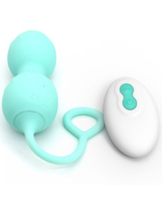 ARMONY - BLOSSOMS VAGINAL DUMBBELL VIBRATION REMOTE CONTROL 10 VIBRATIONS GREEN 2