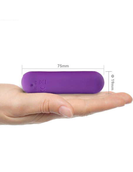 ARMONY - SPLASH HAHA VIBRATOR BULLET SILICONE 10 VIBRATIONS 75 X 19 CM PURPLE