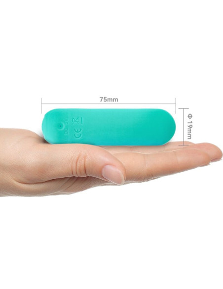 ARMONY - SPLASH HAHA VIBRATOR BULLET SILICONE 10 VIBRATIONS 75 X 19 CM GREEN