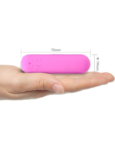 ARMONY - SPLASH HAHA VIBRATOR BULLET SILICONE 10 VIBRATIONS 75 X 19 CM PINK