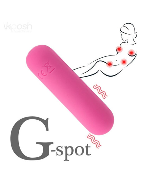ARMONY - SPLASH HAHA VIBRATOR BULLET SILICONE 10 VIBRATIONS 75 X 19 CM PINK