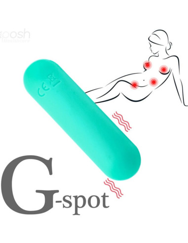 ARMONY - SPLASH JOLINE VIBRATOR BULLET SILICONE REMOTE CONTROL 10 VIBRATIONS 65 X 15 CM GREEN