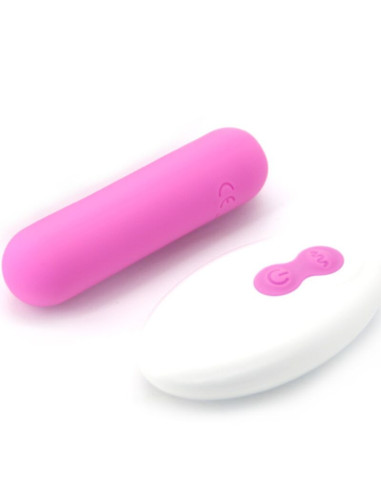 ARMONY - SPLASH JOLINE VIBRATOR BULLET SILICONE REMOTE CONTROL 10 VIBRATIONS 65 X 15 CM PINK