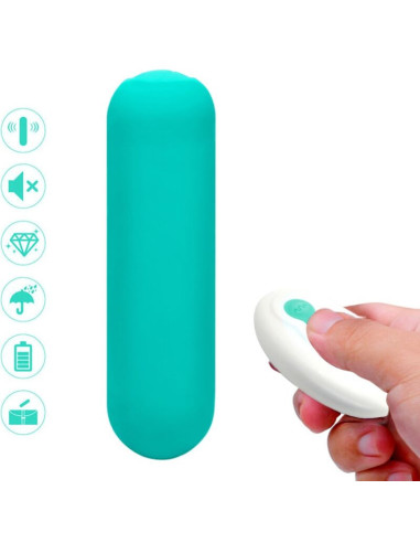 ARMONY - SPLASH JOIE VIBRATOR BULLET SILICONE REMOTE CONTROL 10 VIBRATIONS 75 X 19 CM GREEN