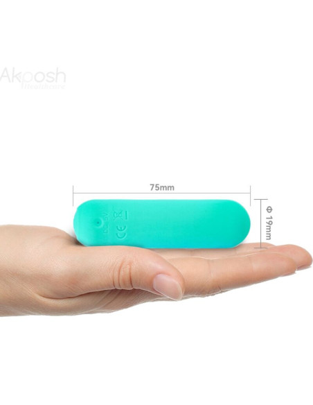 ARMONY - SPLASH JOIE VIBRATOR BULLET SILICONE REMOTE CONTROL 10 VIBRATIONS 75 X 19 CM GREEN