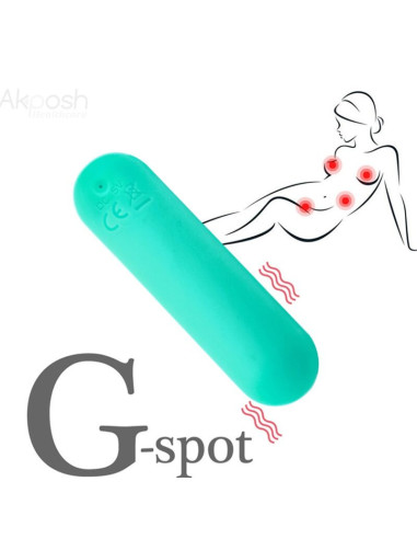 ARMONY - SPLASH JOIE VIBRATOR BULLET SILICONE REMOTE CONTROL 10 VIBRATIONS 75 X 19 CM GREEN