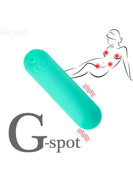 ARMONY - SPLASH JOIE VIBRATOR BULLET SILICONE REMOTE CONTROL 10 VIBRATIONS 75 X 19 CM GREEN