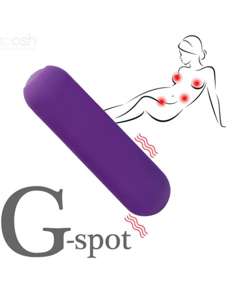 ARMONY - SPLASH JOIE VIBRATOR BULLET SILICONE REMOTE CONTROL 10 VIBRATIONS 75 X 19 CM PURPLE