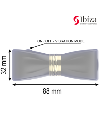 IBIZA - CLIT STIMULATOR 3 HEADS BOW
