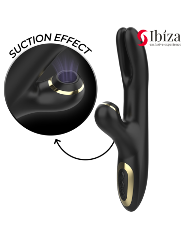 IBIZA - DOUBLE VIBRATOR CLAMPING BLACK