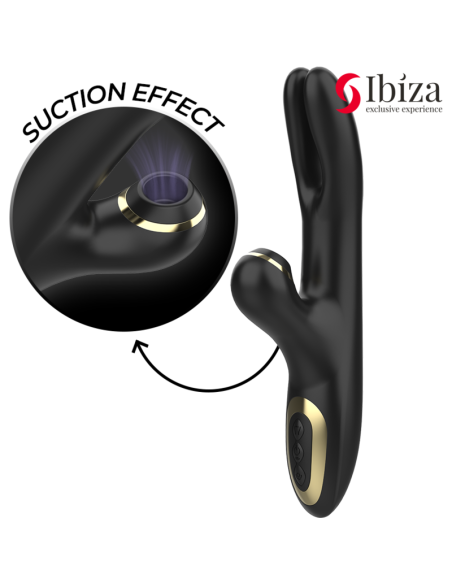 IBIZA - DOUBLE VIBRATOR CLAMPING BLACK
