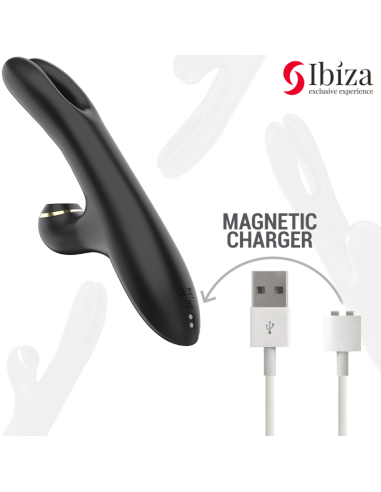 IBIZA - DOUBLE VIBRATOR CLAMPING BLACK