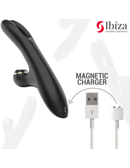 IBIZA - DOUBLE VIBRATOR CLAMPING BLACK