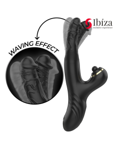 IBIZA - TWO DRAGONS DOUBLE VIBRATOR BLACK 2