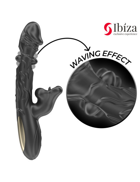 IBIZA - VIBRATOR AND CLITORIS STIMULATOR WITH BITING AND ROTATION EFFECT