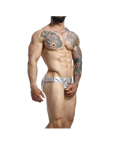 MOB - DNGEON JOCKSTRAP SILVER COCK RING ONE SIZE